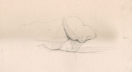 Female nude 5 minute gesture drawing 