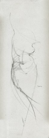 1 minute Gesture Figure Drawing in Charcoal Pencil by Jacqueline Gomez